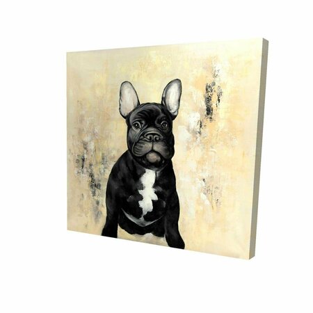 FONDO 32 x 32 in. French Bulldog-Print on Canvas FO2795195
